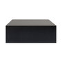 Hanah Home Prizma Mesa de Café Madera Negra